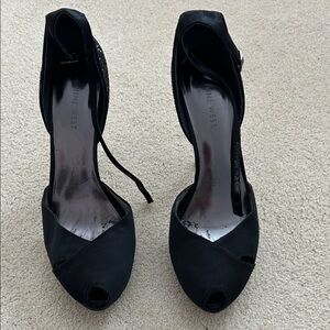 Nine West Black Peep Toe Heels